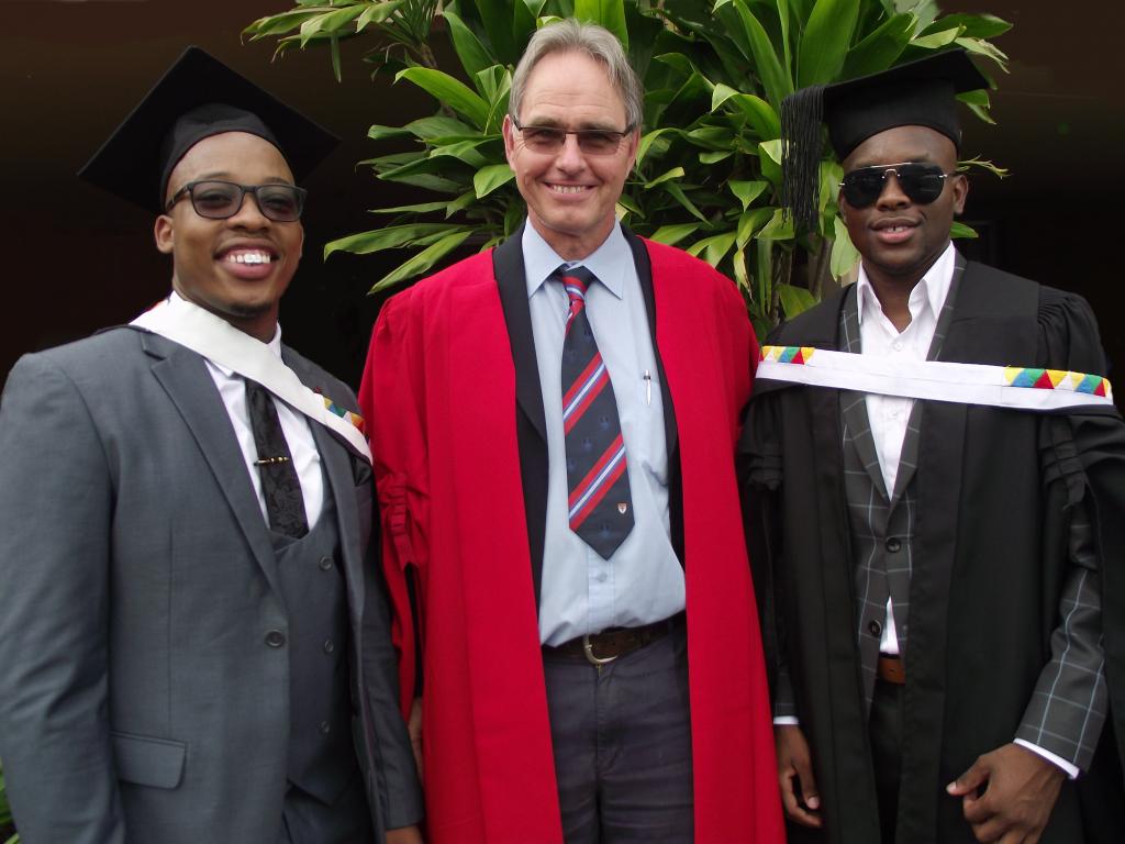 Dr Mondli Khumalo, Prof Andrew Ross, Dr Sakhile Mabasa